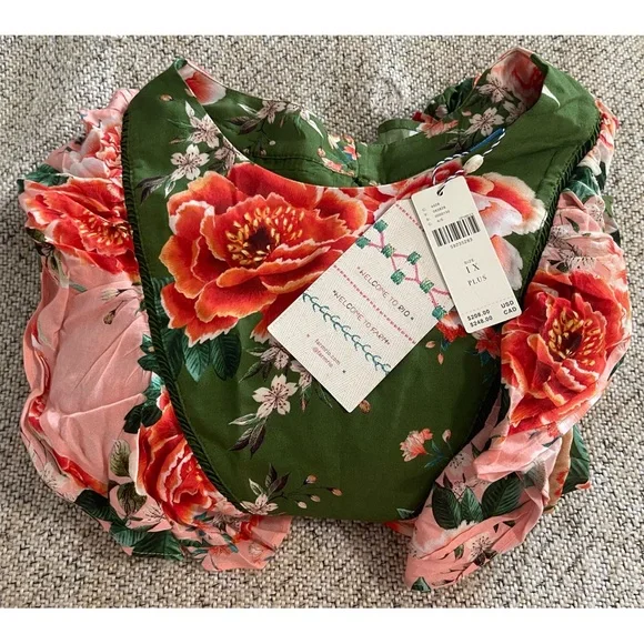 FARM Rio Anthropologie Elinor Tunic Dress NWT SZ 1X - Picture 12 of 16